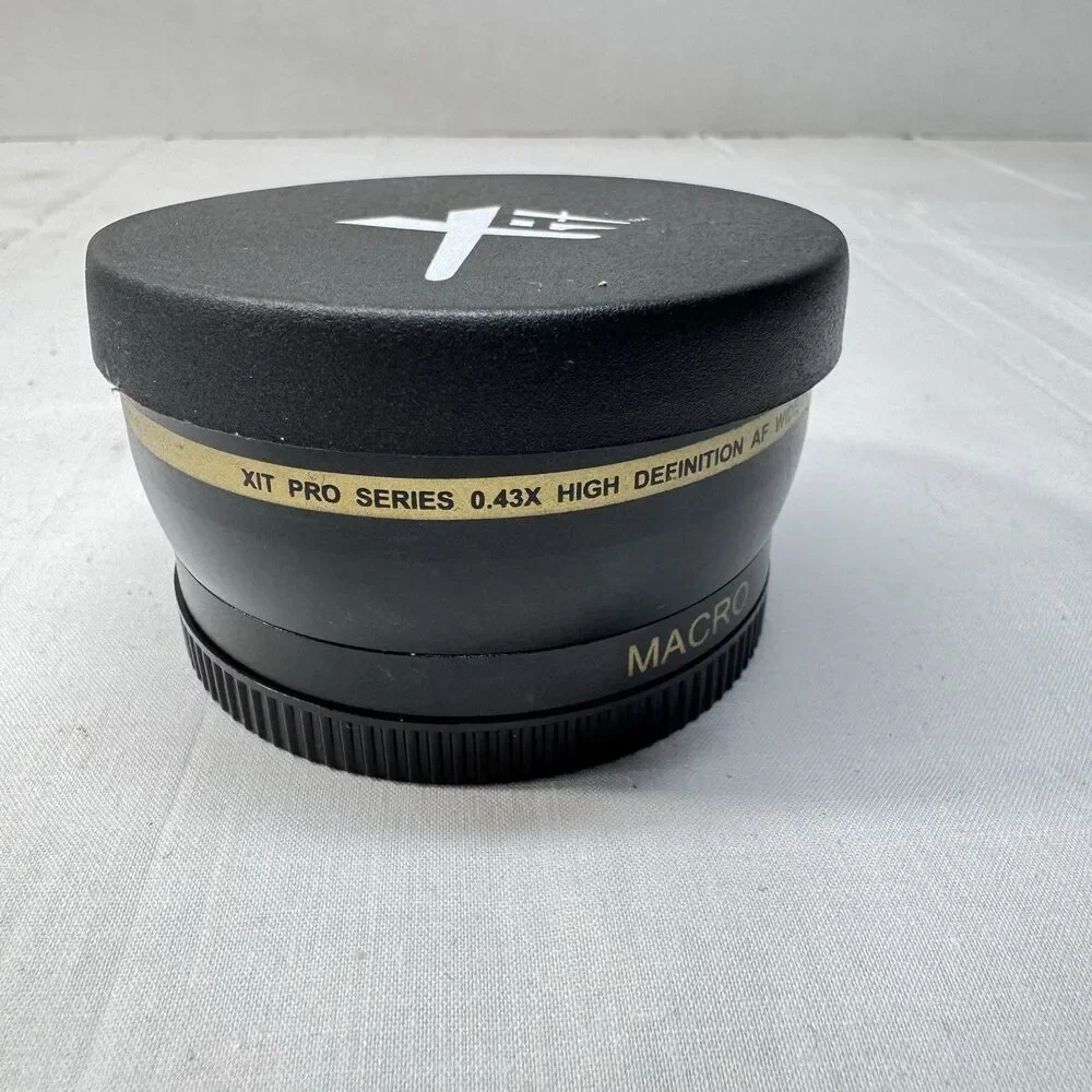 Lot of 2 XIT Pro Series Lens 2.2x Telephoto & 0.43x Wide Angle 58mm With Pouch